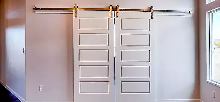 Glass Barn Door with Installation Hardware Kit Sainte-Julienne